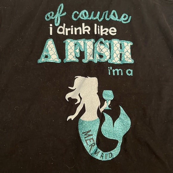 Mermaid Glitter Tank top - Picture 2 of 5